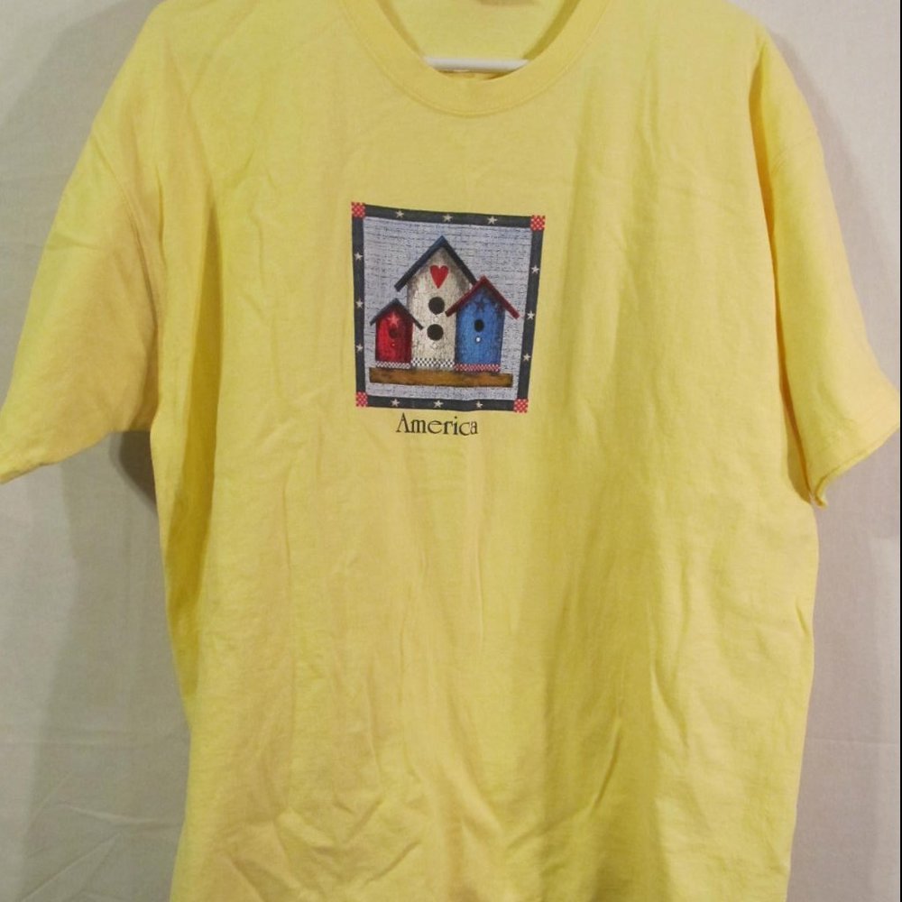American Birdhouse Yellow TShirt